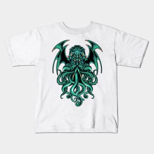 octopus king dark art Kids T-Shirt